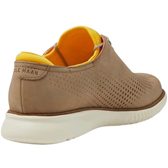 Cole Haan Men\'s 2 Zerogrand Laser Wingtip Oxfords Size‎ 8 M Color Dune Ivory NEW main image 8